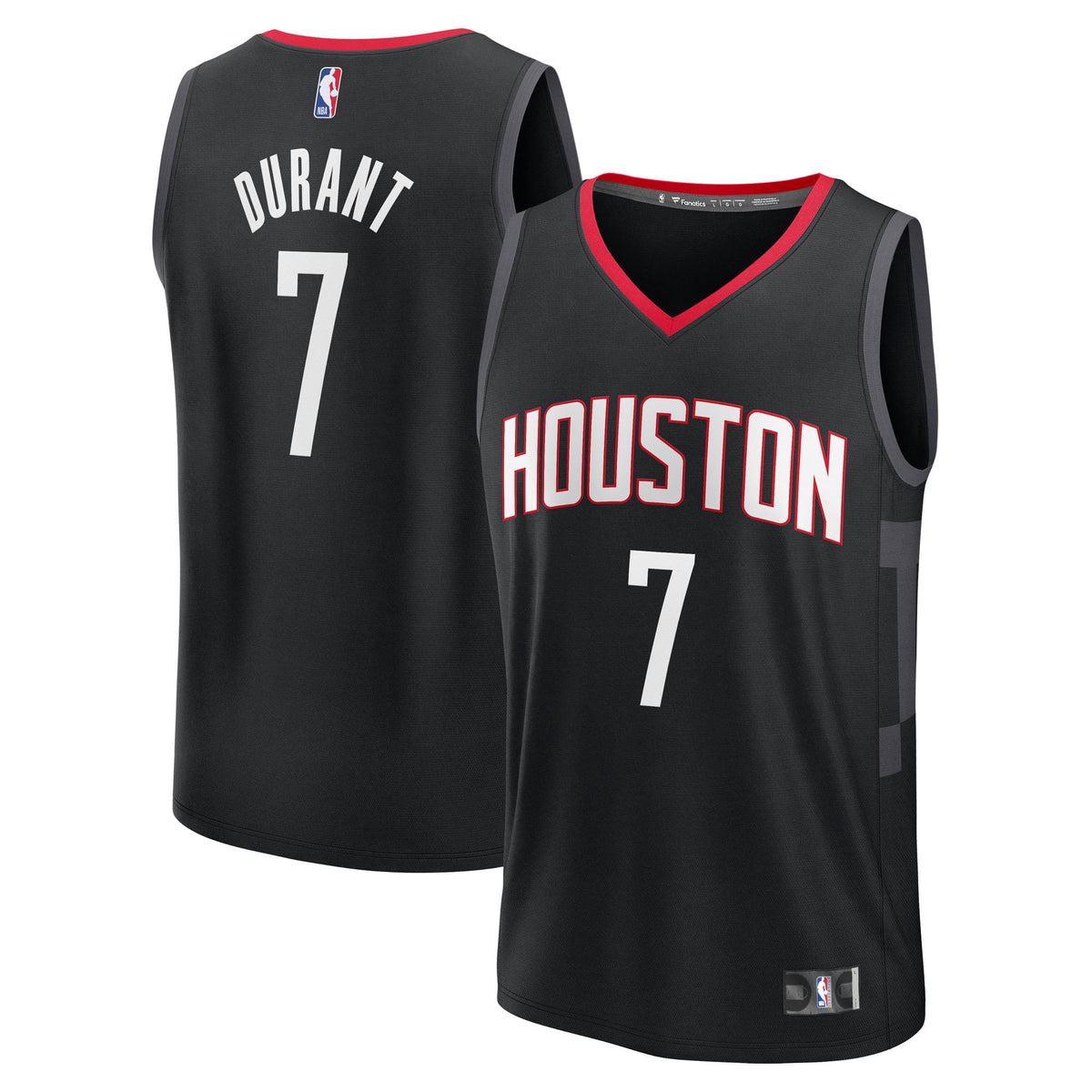 Houston Rockets Kevin Durant Fanatics Black Fast Break Replica Player Jersey - Statement Edition for Men product image 1,