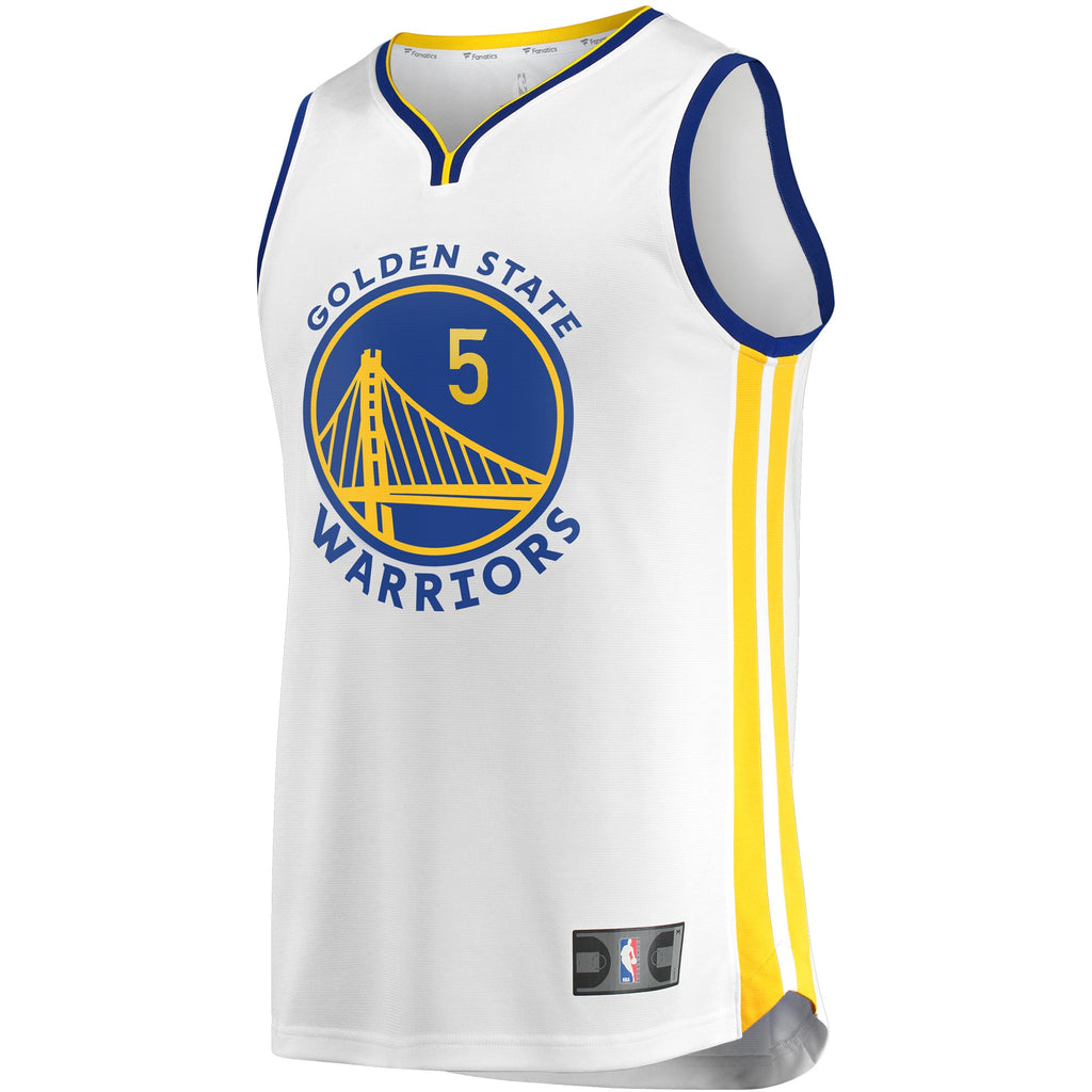 Golden State Warriors Kevon Looney Fanatics White Fast Break Player Replica Jersey - Association Edition for Men product