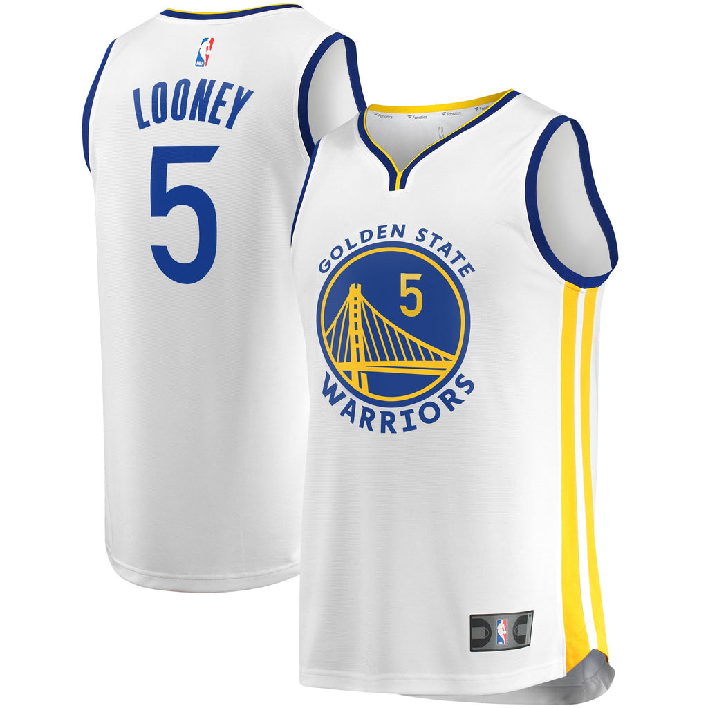 Golden State Warriors Kevon Looney Fanatics White Fast Break Player Replica Jersey - Association Edition for Men product