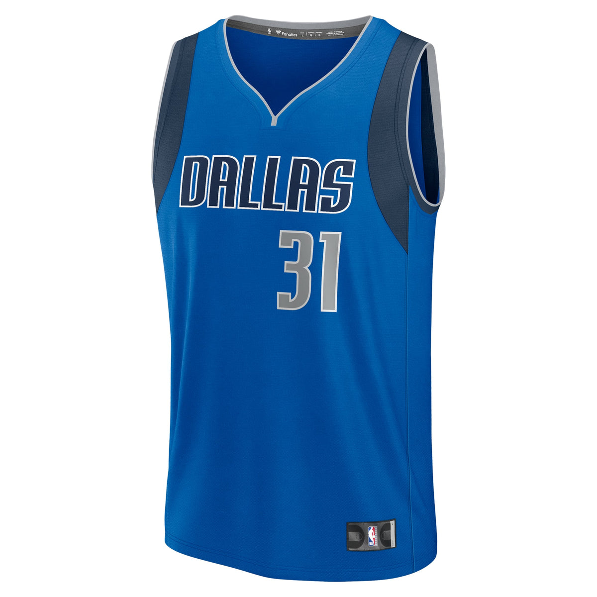 Dallas Mavericks Klay Thompson Fanatics Blue Fast Break Replica Player Jersey - Icon Edition for Men product image 3,