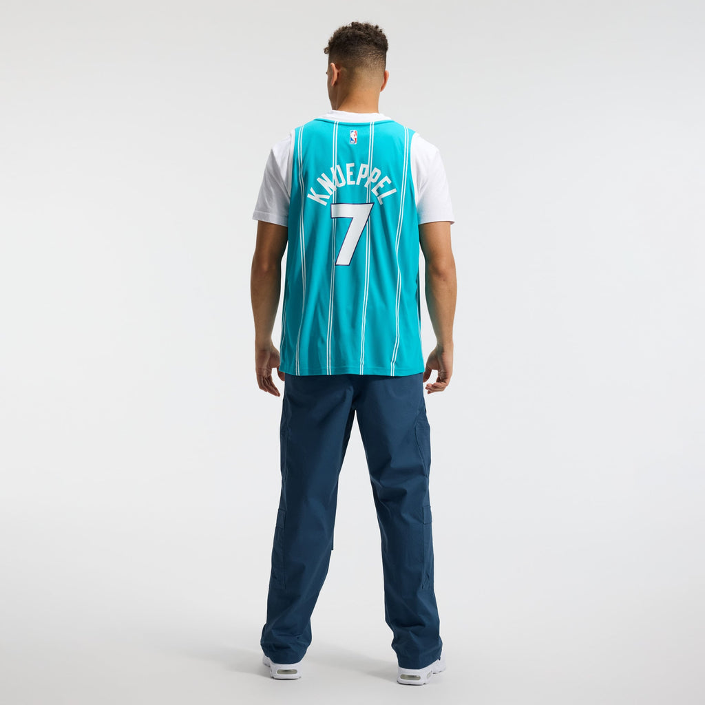 Charlotte Hornets Kon Knueppel Fanatics Teal 2025 NBA Draft First Round Pick Fast Break Replica Jersey - Icon Edition for
