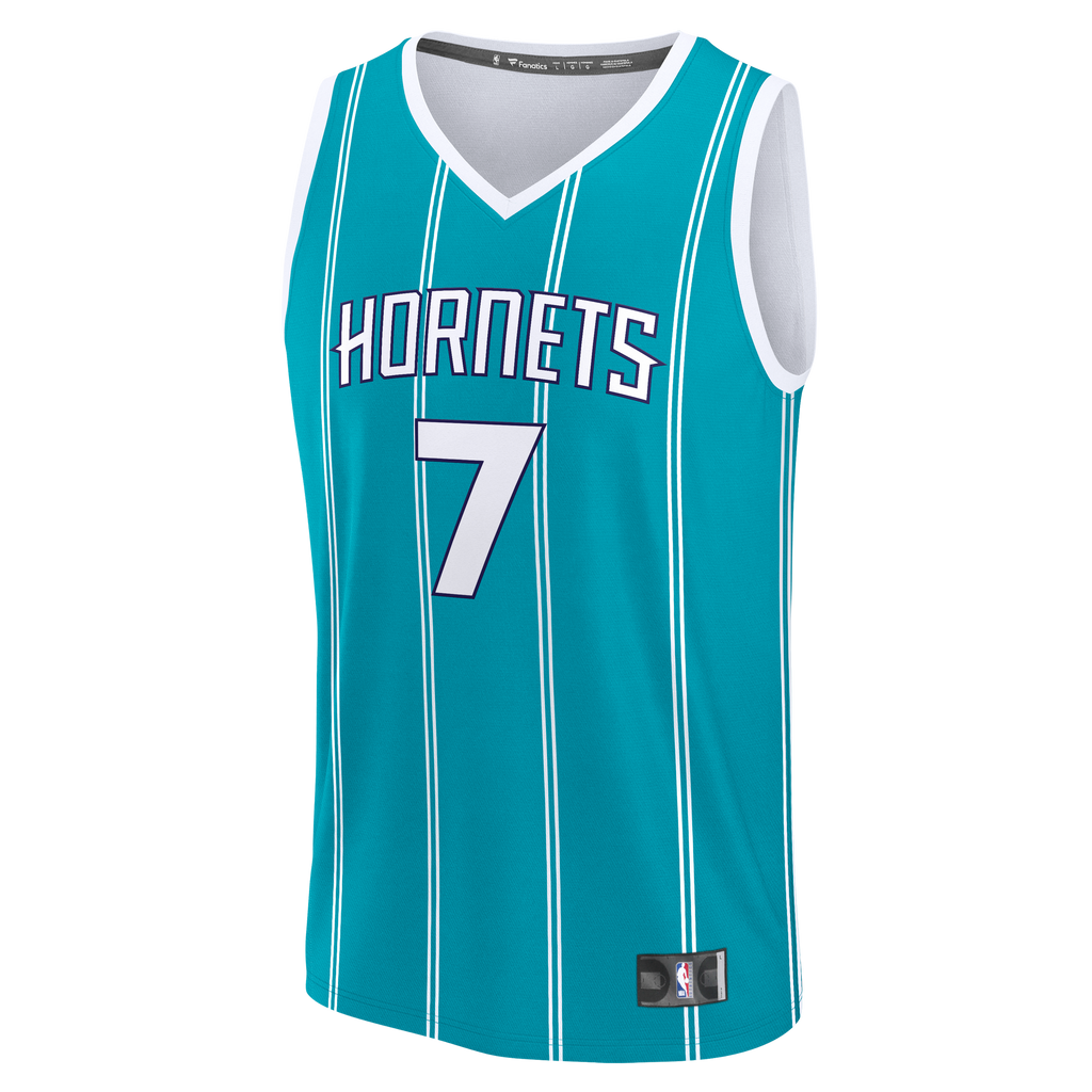 Charlotte Hornets Kon Knueppel Fanatics Teal 2025 NBA Draft First Round Pick Fast Break Replica Jersey - Icon Edition for