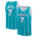 Charlotte Hornets Kon Knueppel Fanatics Teal 2025 NBA Draft First Round Pick Fast Break Replica Jersey - Icon Edition for