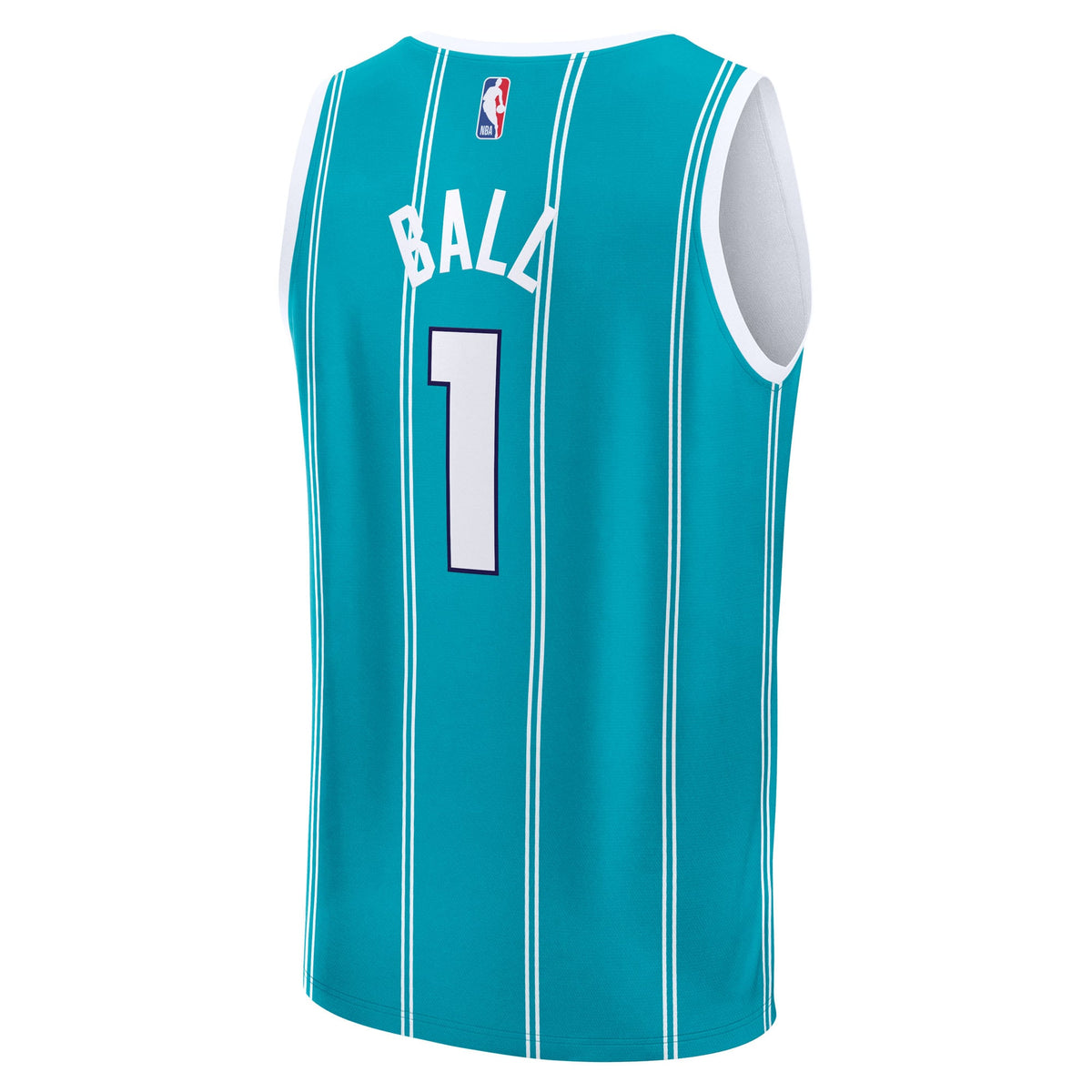 Charlotte Hornets LaMelo Ball Fanatics Teal Fast Break Replica Player Jersey - Icon Edition for Men product image 4,