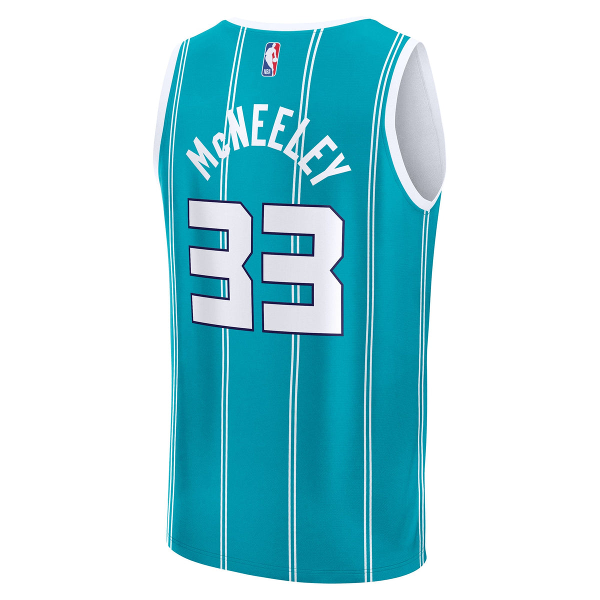Charlotte Hornets Liam McNeeley Fanatics Teal Fast Break Replica Jersey - Icon Edition for Men product image 4, provided for
