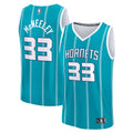 Charlotte Hornets Liam McNeeley Fanatics Teal Fast Break Replica Jersey - Icon Edition for Men product image 1, provided for