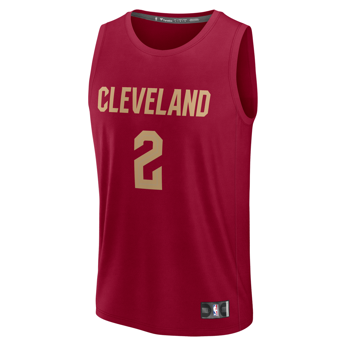 Cleveland Cavaliers Lonzo Ball Fanatics Wine Fast Break Replica Jersey - Icon Edition for Men product image 3, provided for
