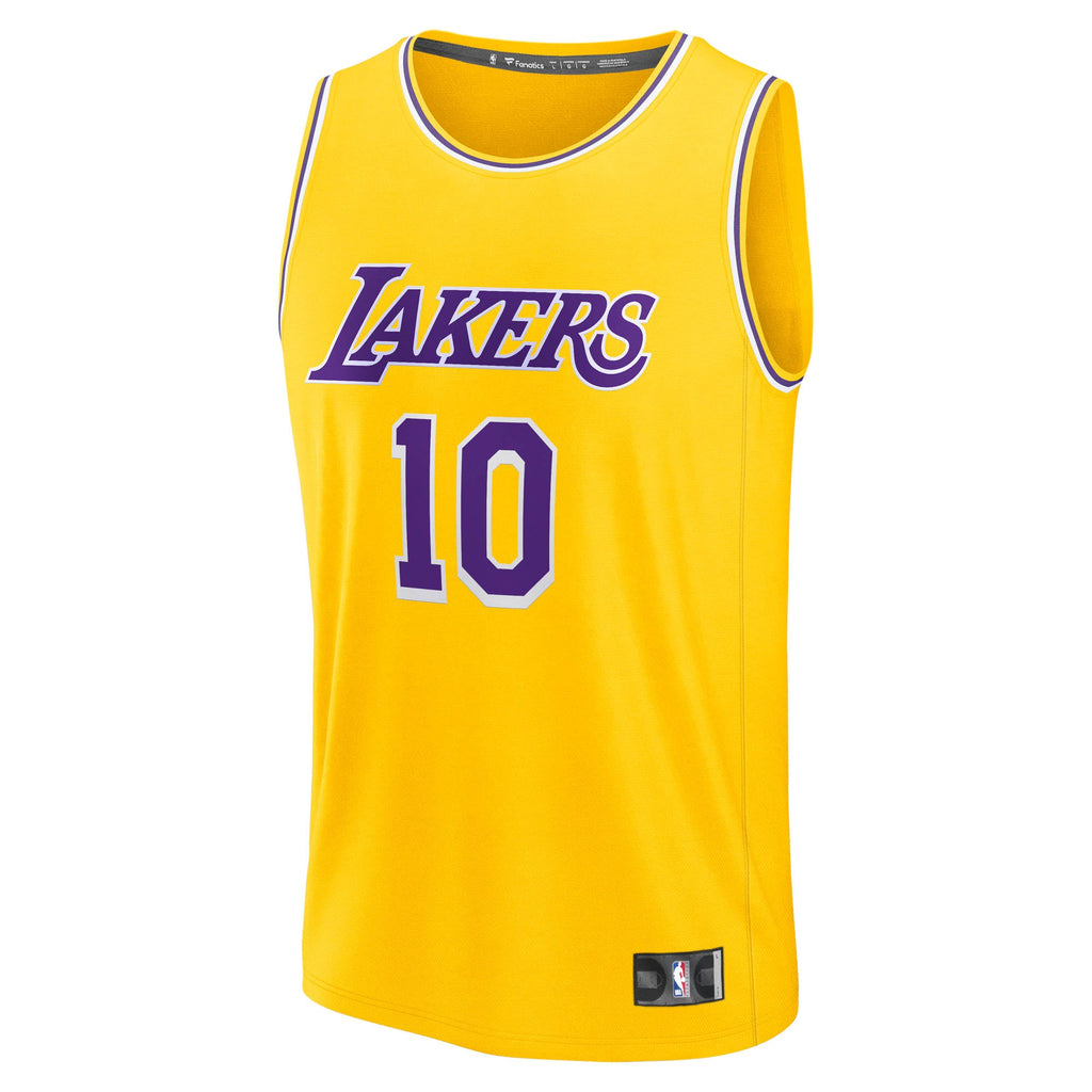 Los Angeles Lakers Luke Kennard Fanatics Gold Fast Break Replica Jersey - Icon Edition for Men product image 3, provided for