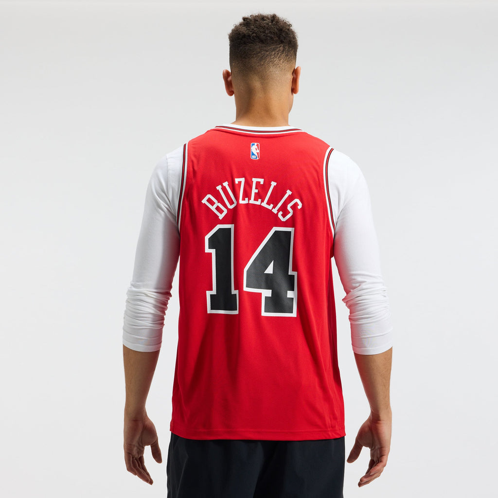 Chicago Bulls Matas Buzelis Fanatics Red Fast Break Replica Player Jersey - Icon Edition for Men product image 4, provided