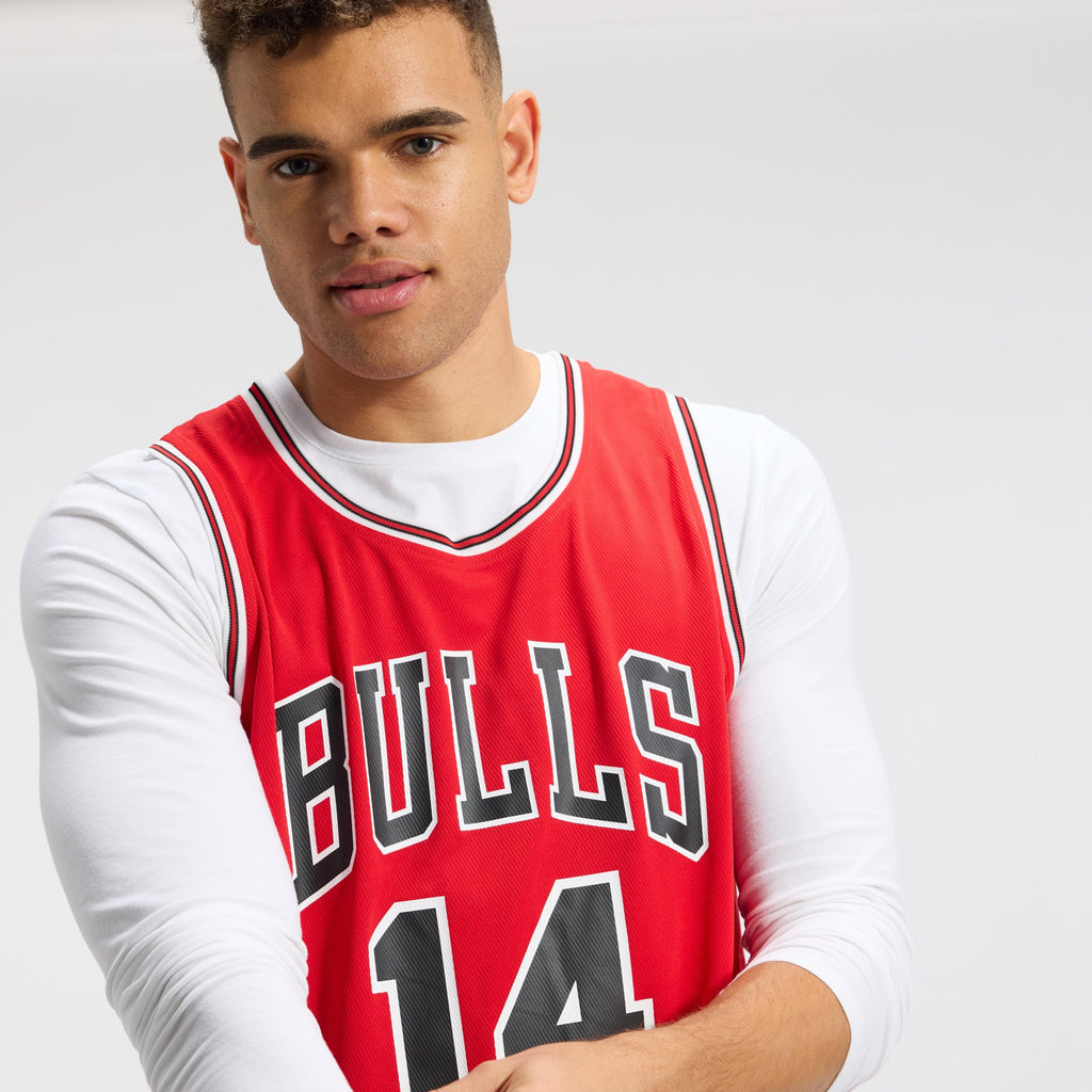 Chicago Bulls Matas Buzelis Fanatics Red Fast Break Replica Player Jersey - Icon Edition for Men product image 9, provided