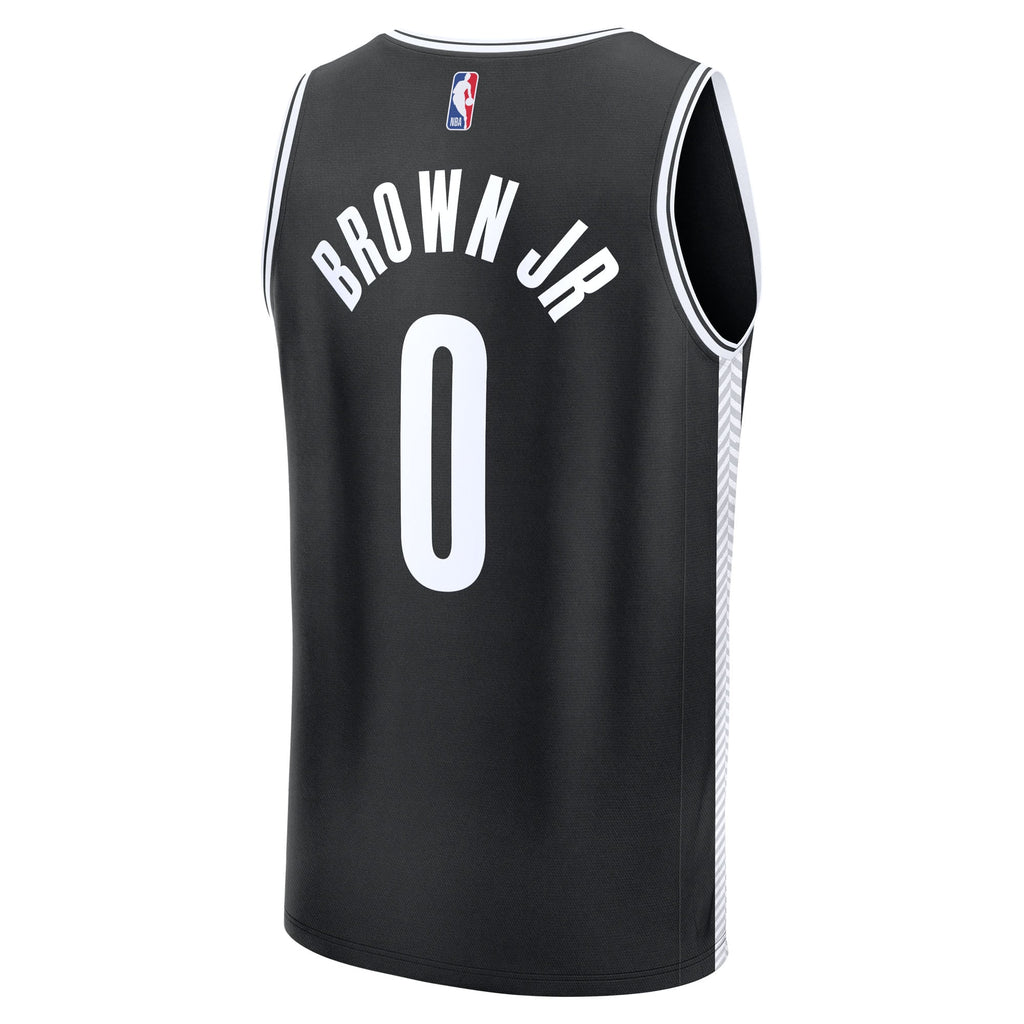 Brooklyn Nets Mikel Brown Jr. Fanatics Black 2026 NBA Draft First Round Pick Fast Break Jersey - Icon Edition for Men