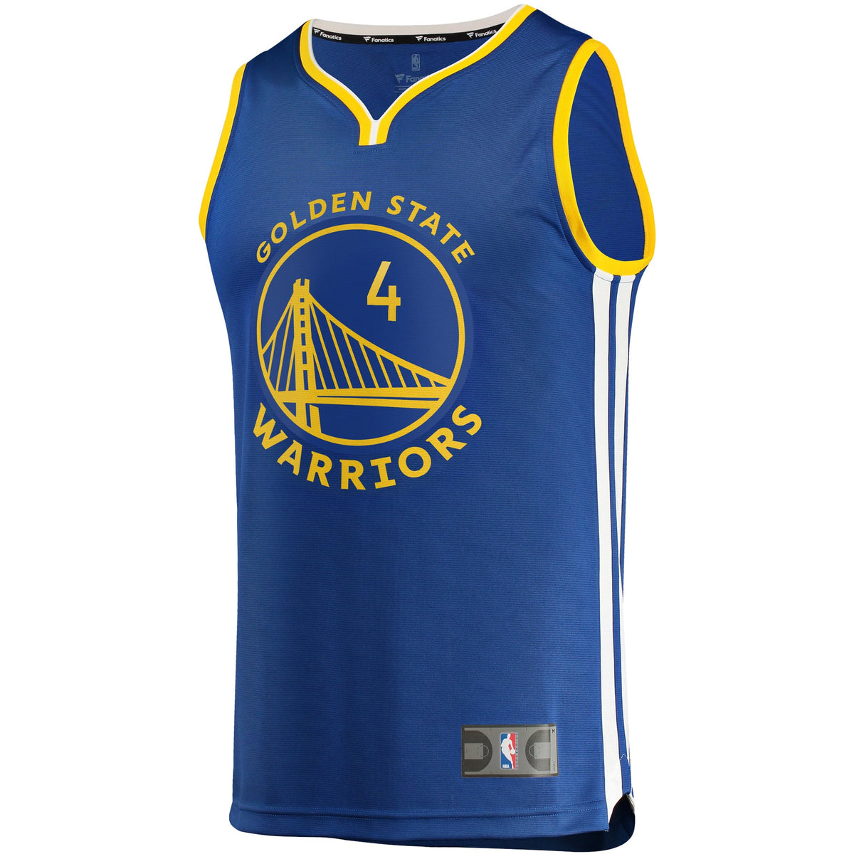 Golden State Warriors Moses Moody Fanatics Royal Fast Break Replica Jersey - Icon Edition for Men product image 3, provided