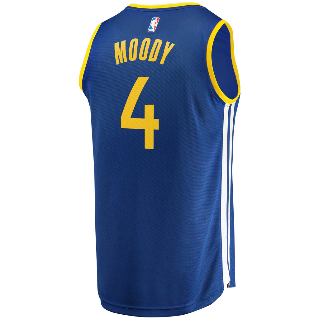 Golden State Warriors Moses Moody Fanatics Royal Fast Break Replica Jersey - Icon Edition for Men product image 4, provided