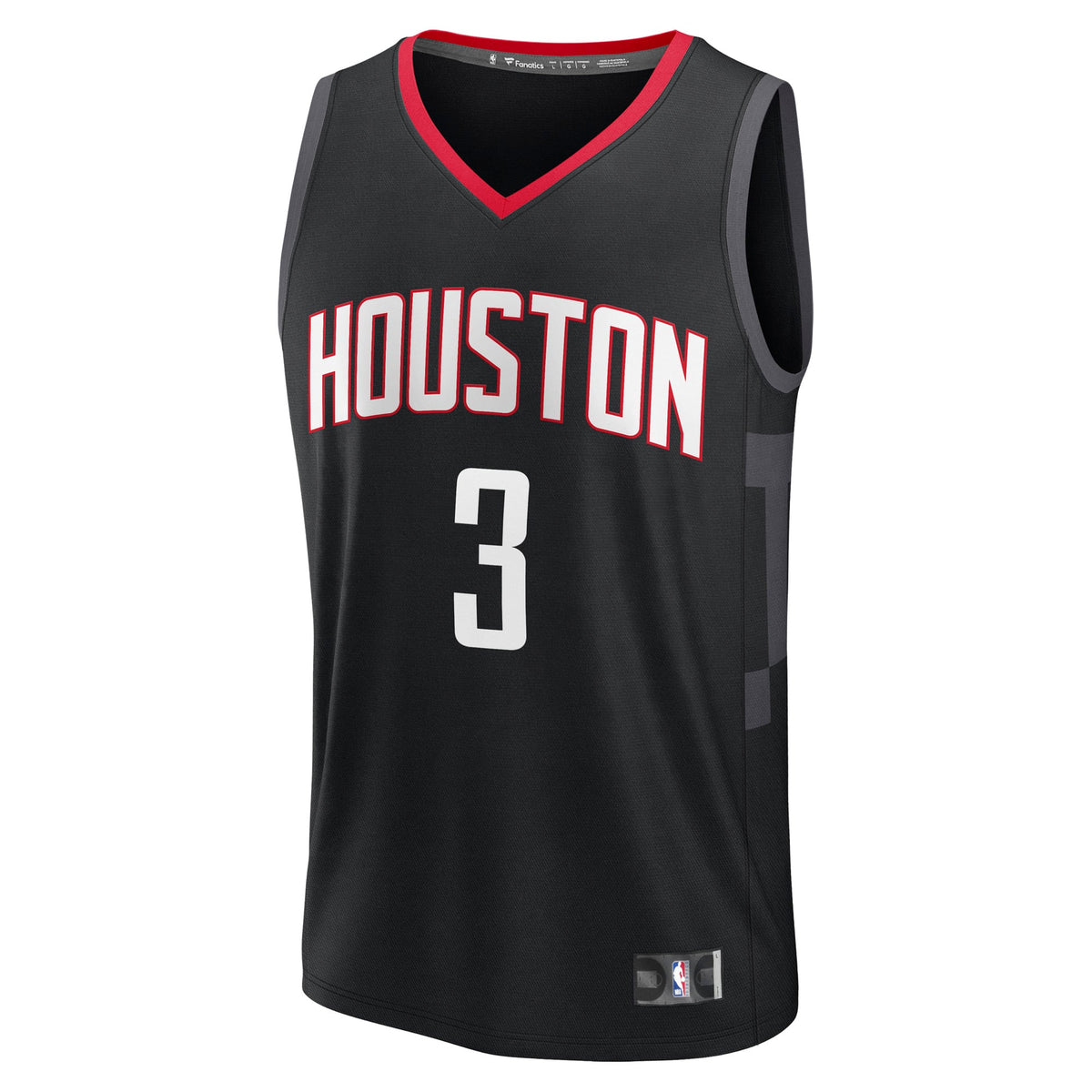 Houston Rockets N'Faly Dante Fanatics Black Fast Break Replica Player Jersey - Statement Edition for Men product image 3,
