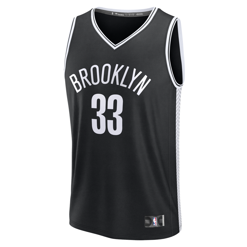 Brooklyn Nets Nic Claxton Fanatics Black Fast Break Replica Jersey - Icon Edition for Men product image 3, provided for