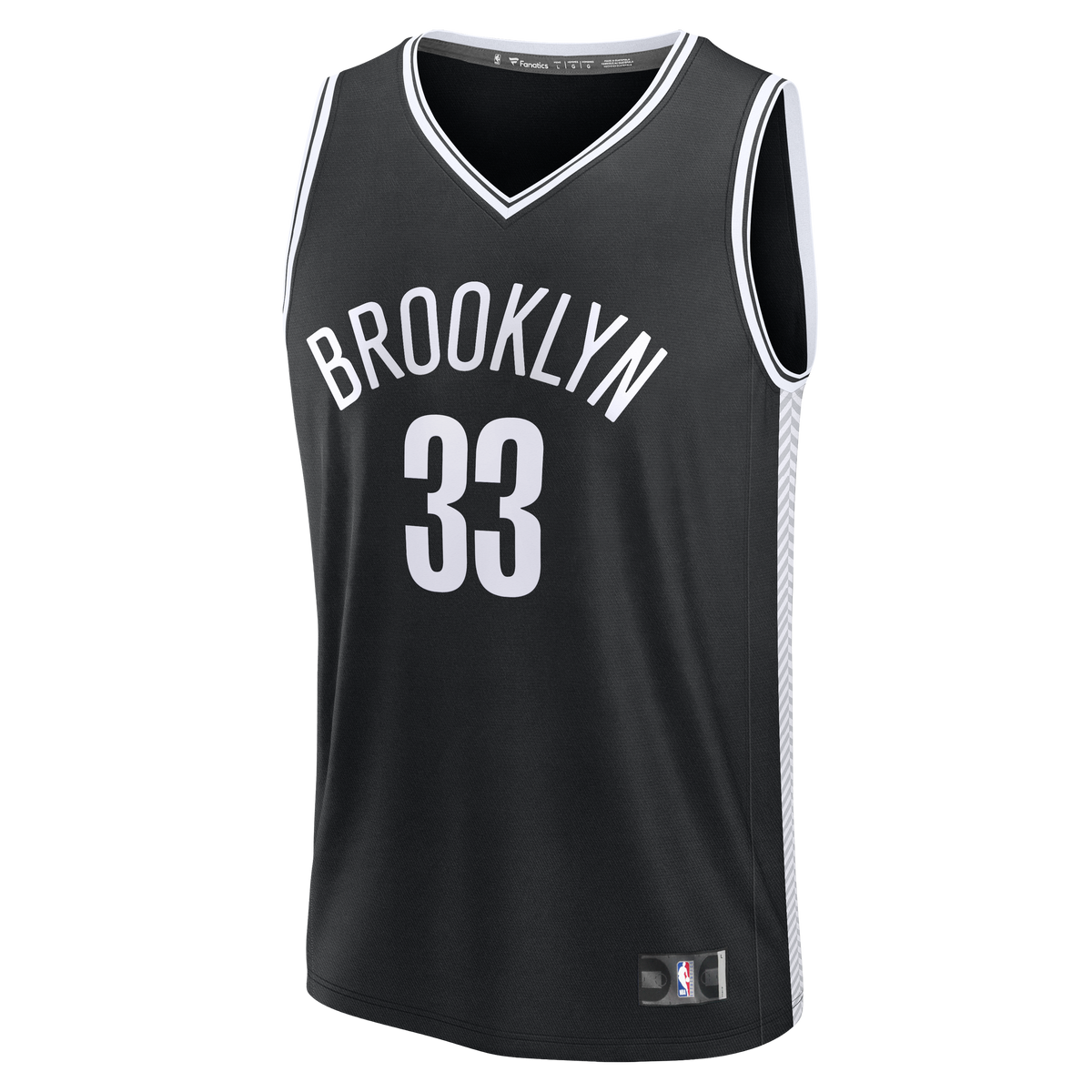 Brooklyn Nets Nic Claxton Fanatics Black Fast Break Replica Jersey - Icon Edition for Men product image 3, provided for
