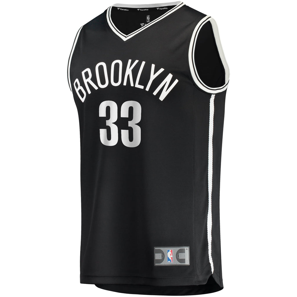 Brooklyn Nets Nicolas Claxton Fanatics Black Fast Break Player Jersey - Icon Edition for Men product image 3, provided for