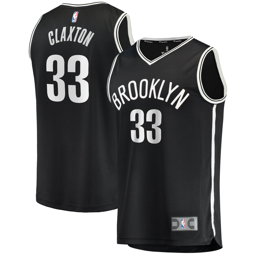 Brooklyn Nets Nicolas Claxton Fanatics Black Fast Break Player Jersey - Icon Edition for Men product image 1, provided for