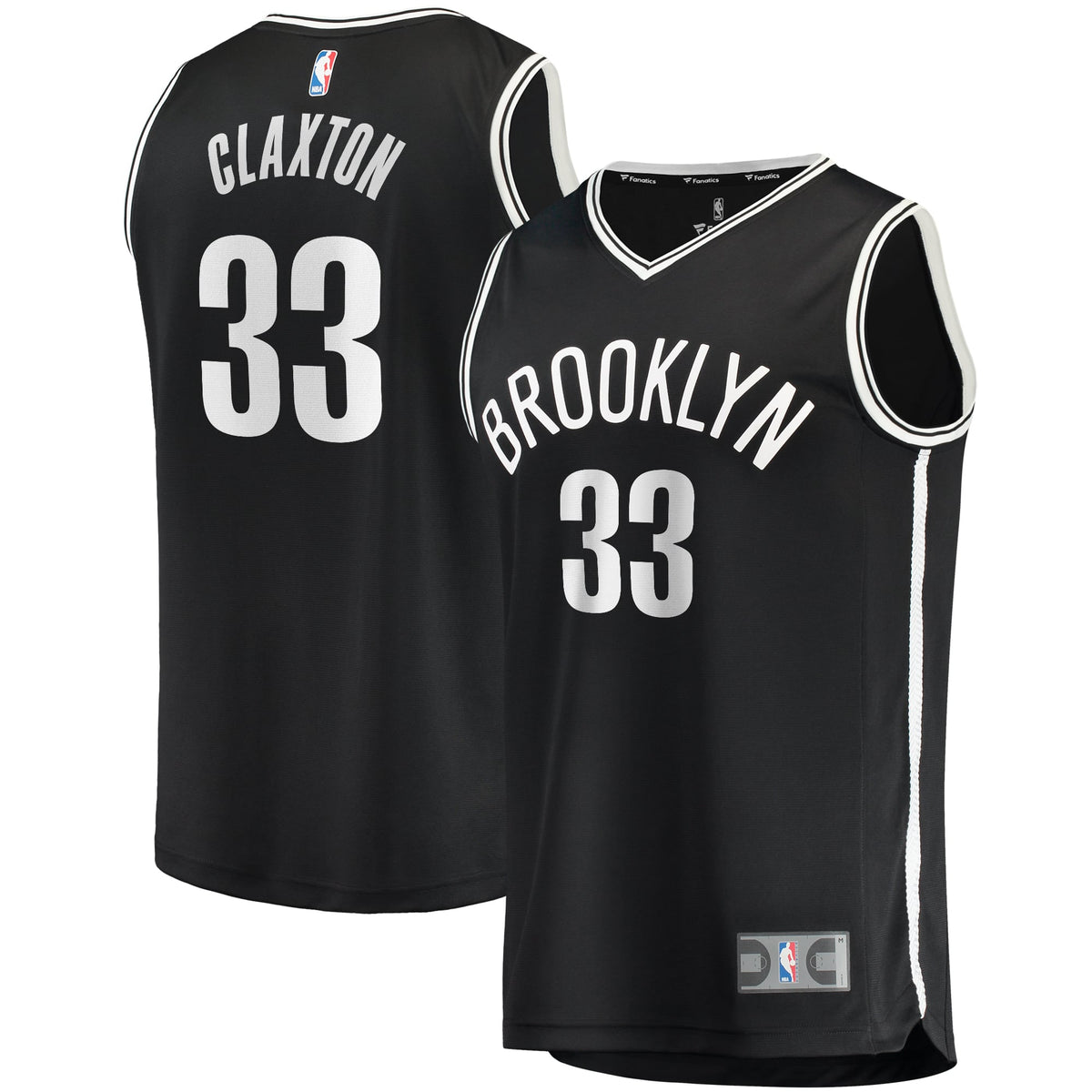 Brooklyn Nets Nicolas Claxton Fanatics Black Fast Break Player Jersey - Icon Edition for Men product image 1, provided for