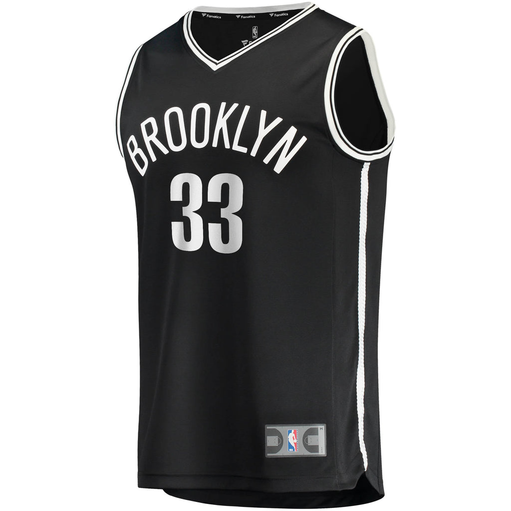 Brooklyn Nets Nicolas Claxton Fanatics Black Fast Break Replica Jersey - Icon Edition for Men product image 3, provided for