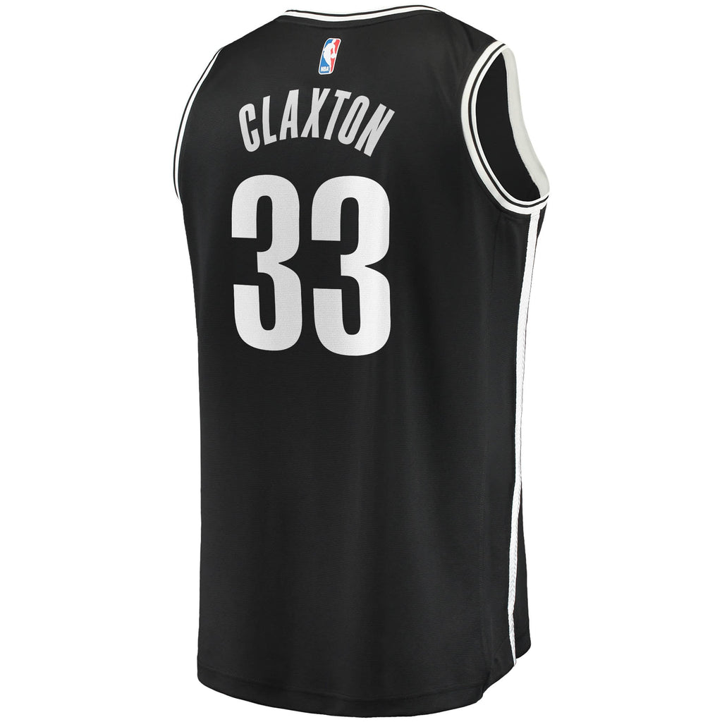 Brooklyn Nets Nicolas Claxton Fanatics Black Fast Break Replica Jersey - Icon Edition for Men product image 4, provided for