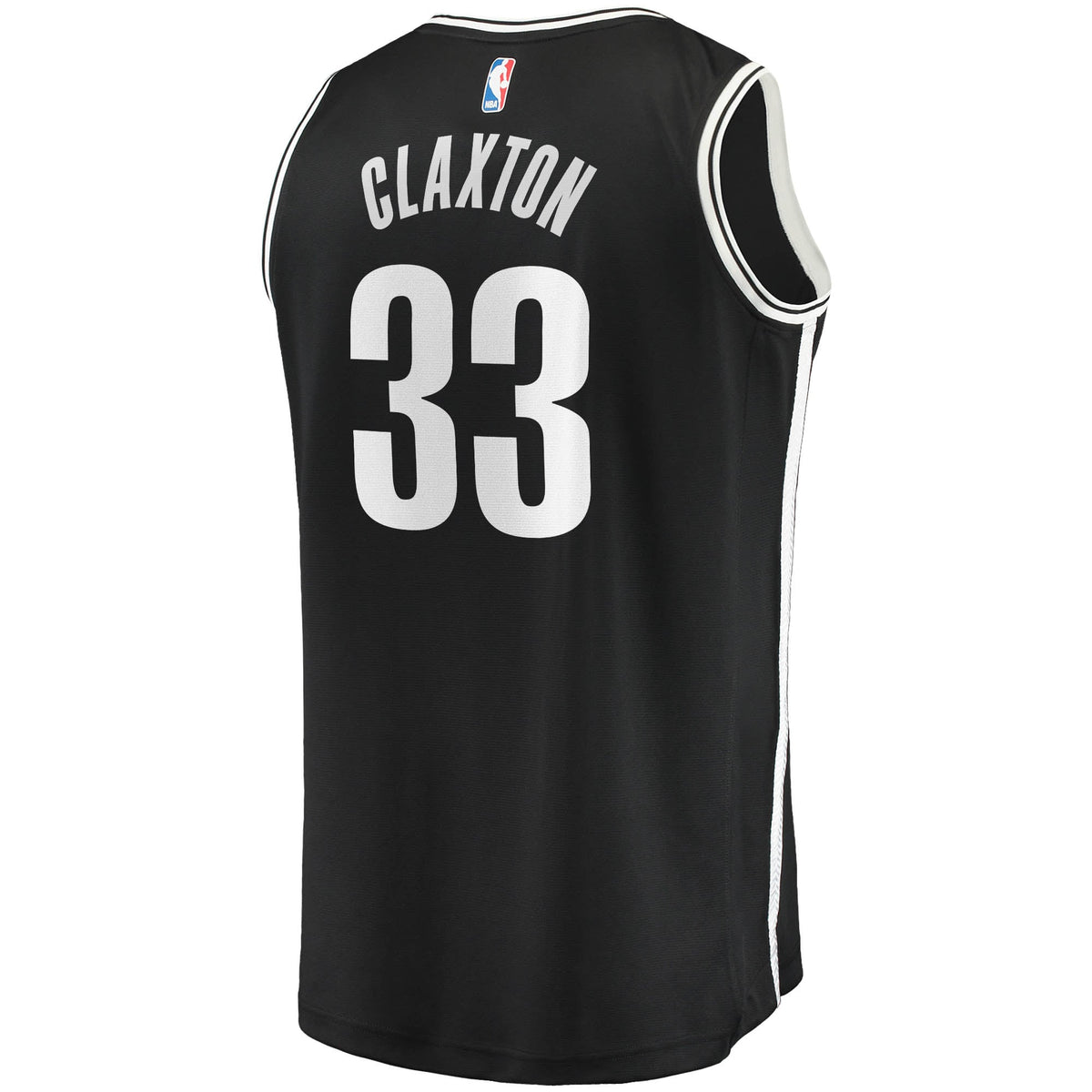 Brooklyn Nets Nicolas Claxton Fanatics Black Fast Break Replica Jersey - Icon Edition for Men product image 4, provided for