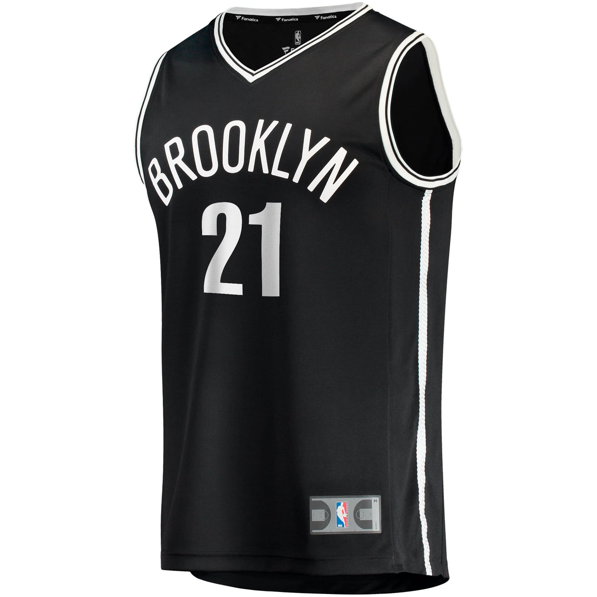 Brooklyn Nets Noah Clowney Fanatics Black Fast Break Replica Jersey - Icon Edition for Men product image 3, provided for