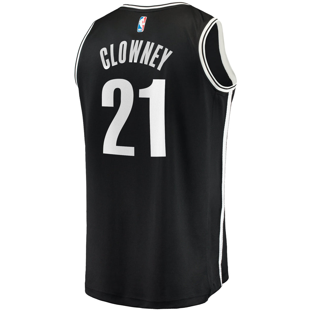 Brooklyn Nets Noah Clowney Fanatics Black Fast Break Replica Jersey - Icon Edition for Men product image 4, provided for