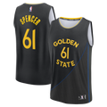 Golden State Warriors Pat Spencer Fanatics Black Fast Break Replica Player Jersey - Statement Edition for Men product image