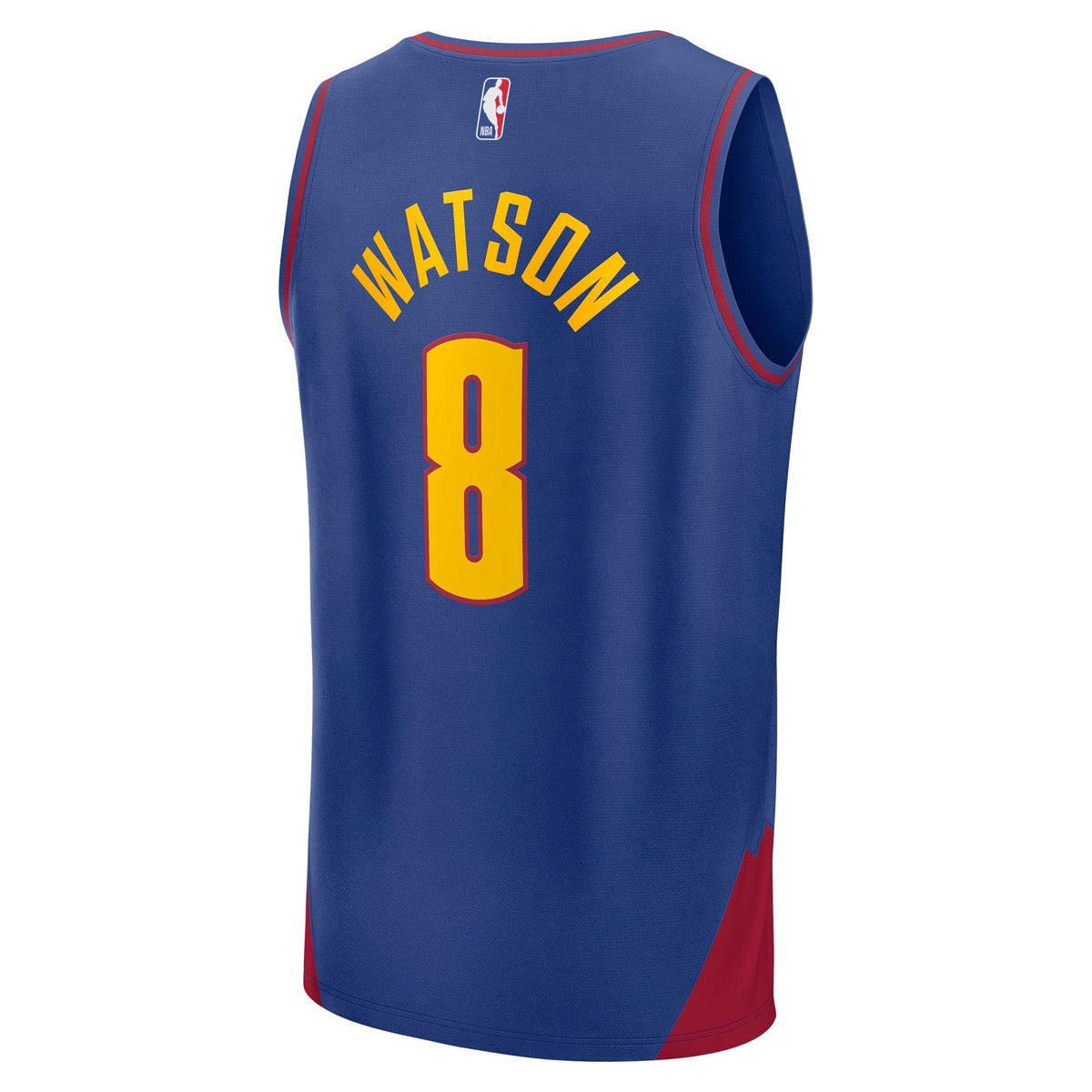 Denver Nuggets Peyton Watson Fanatics Blue Fast Break Replica Player Jersey - Statement Edition for Men product image 4,