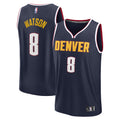 Denver Nuggets Peyton Watson Fanatics Navy Fast Break Replica Player Jersey - Icon Edition for Men product image 1, provided