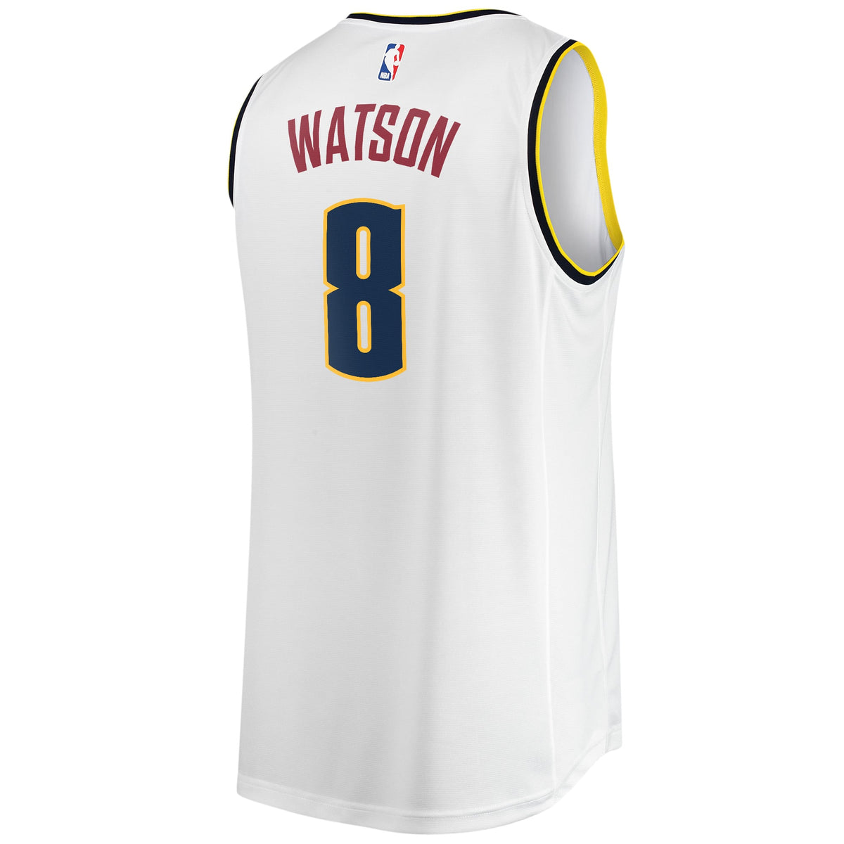 Denver Nuggets Peyton Watson Fanatics White Fast Break Player Jersey - Association Edition for Men product image 4, provided