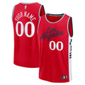 LA Clippers Fanatics Red Fast Break Custom Jersey - Statement Edition for Men product image 1, provided for visual reference
