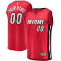 Miami Heat Fanatics Red Fast Break Custom Jersey - Statement Edition for Men product image 1, provided for visual reference