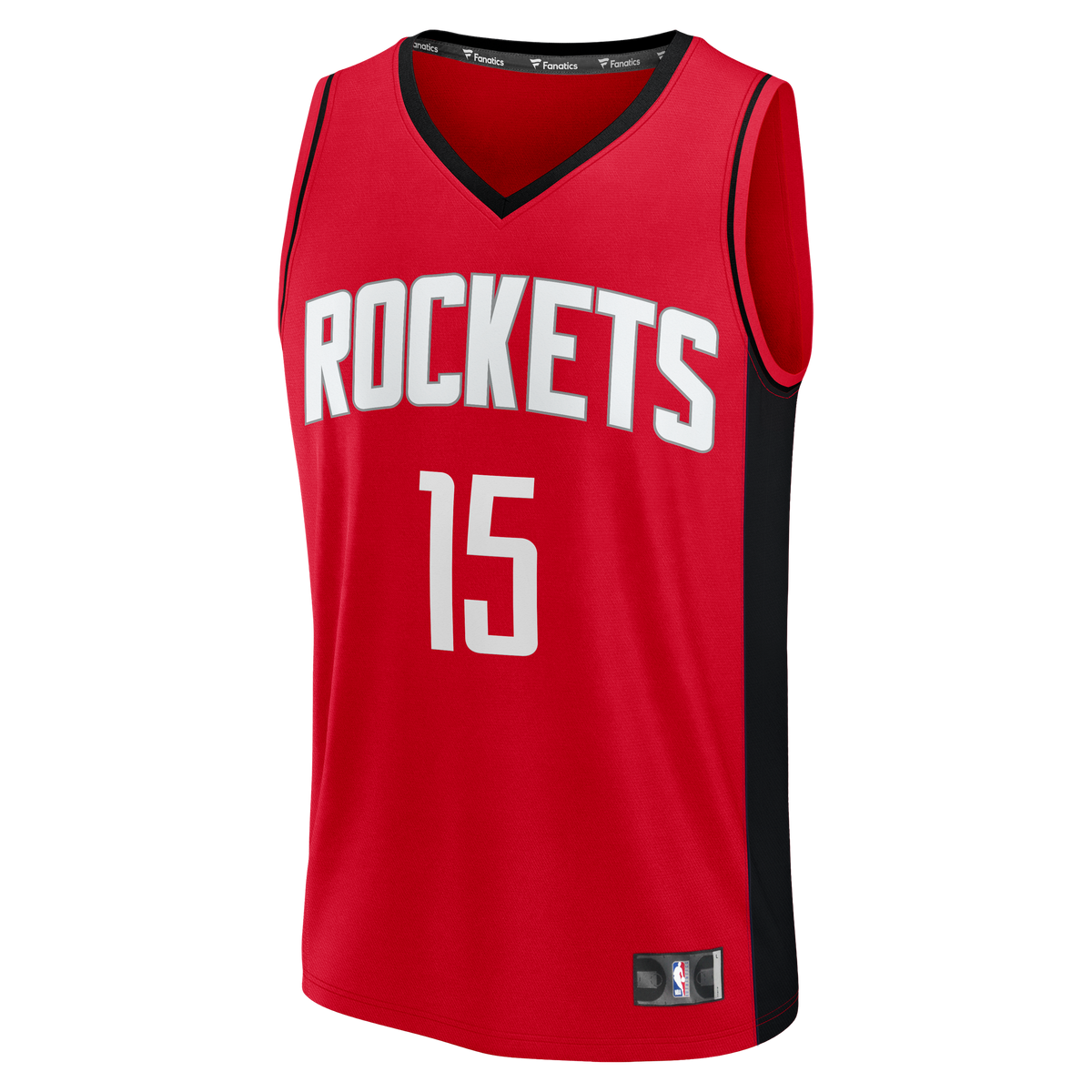 Houston Rockets Reed Sheppard Fanatics Red Fast Break Replica Jersey - Icon Edition for Men product image 3, provided for