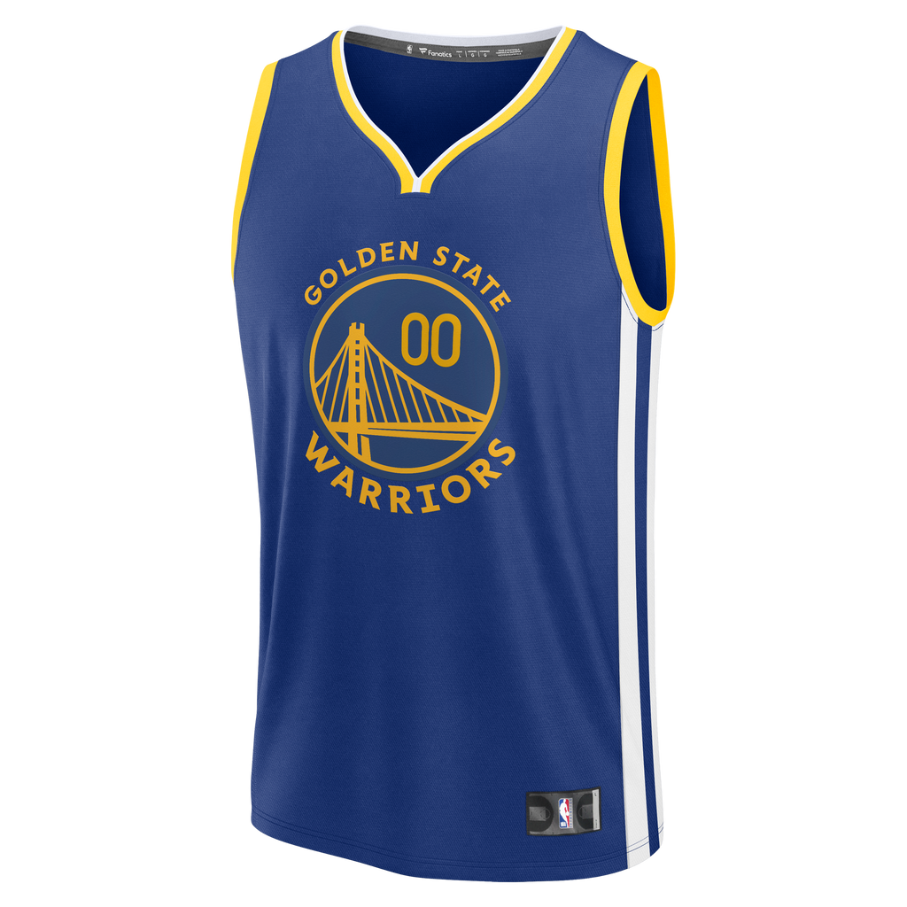 Golden State Warriors Fanatics Royal Fast Break Custom Jersey - Icon Edition for Men product image 3, provided for visual