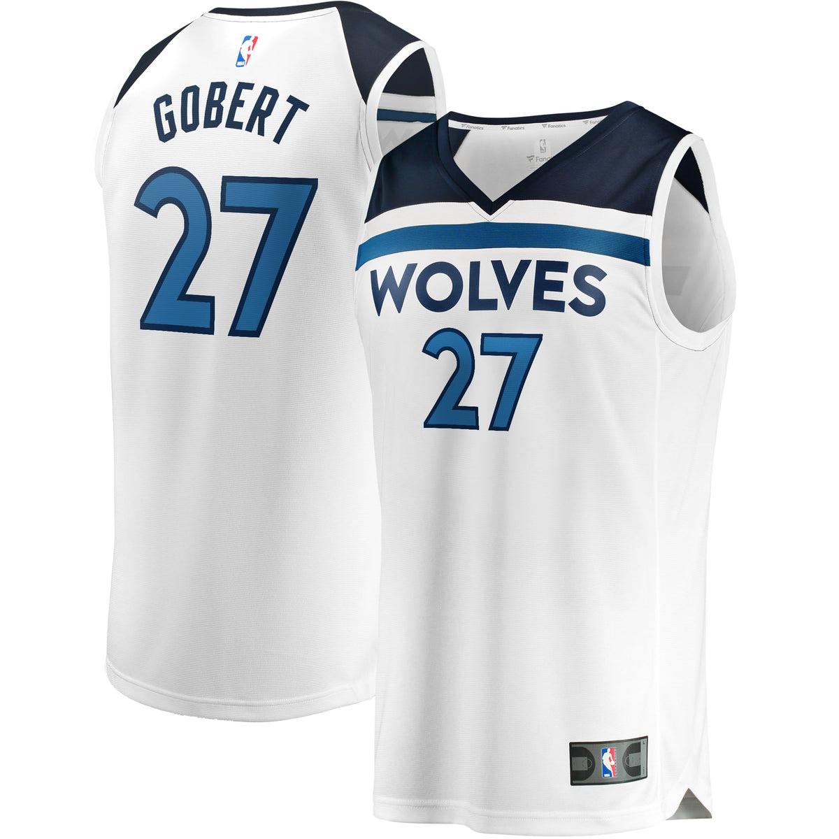 Minnesota Timberwolves Rudy Gobert Fanatics White Fast Break Replica Player Jersey - Association Edition for Men product