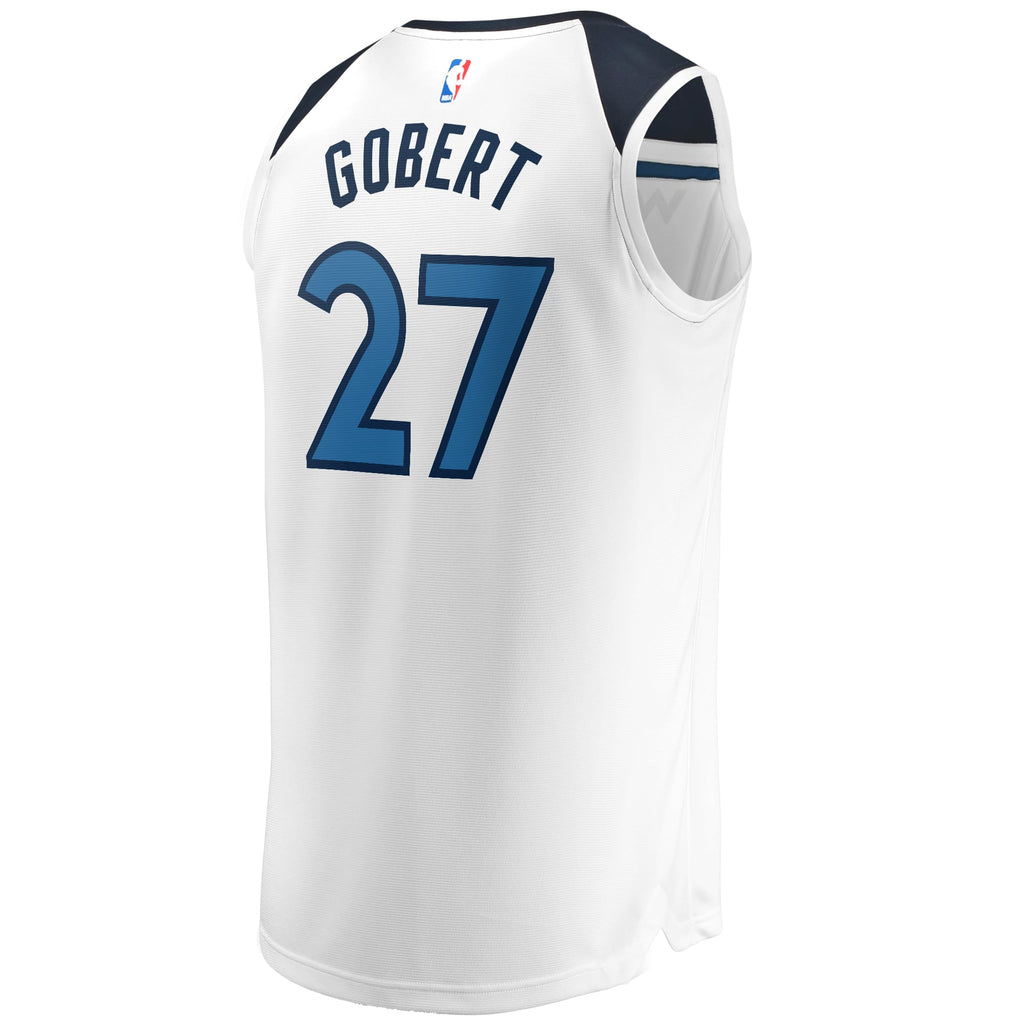 Minnesota Timberwolves Rudy Gobert Fanatics White Fast Break Replica Player Jersey - Association Edition for Men product