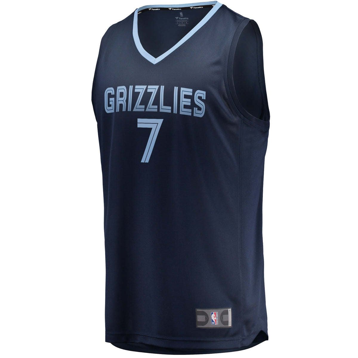 Memphis Grizzlies Santi Aldama Fanatics Navy Fast Break Replica Jersey - Icon Edition for Men product image 3, provided for