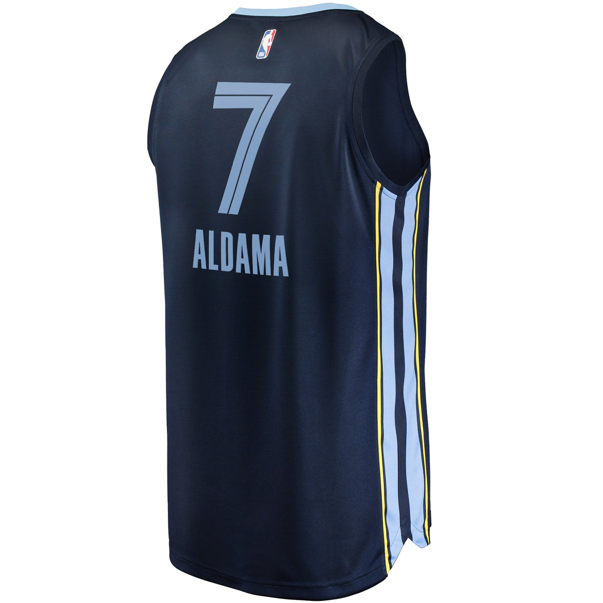 Memphis Grizzlies Santi Aldama Fanatics Navy Fast Break Replica Jersey - Icon Edition for Men product image 4, provided for