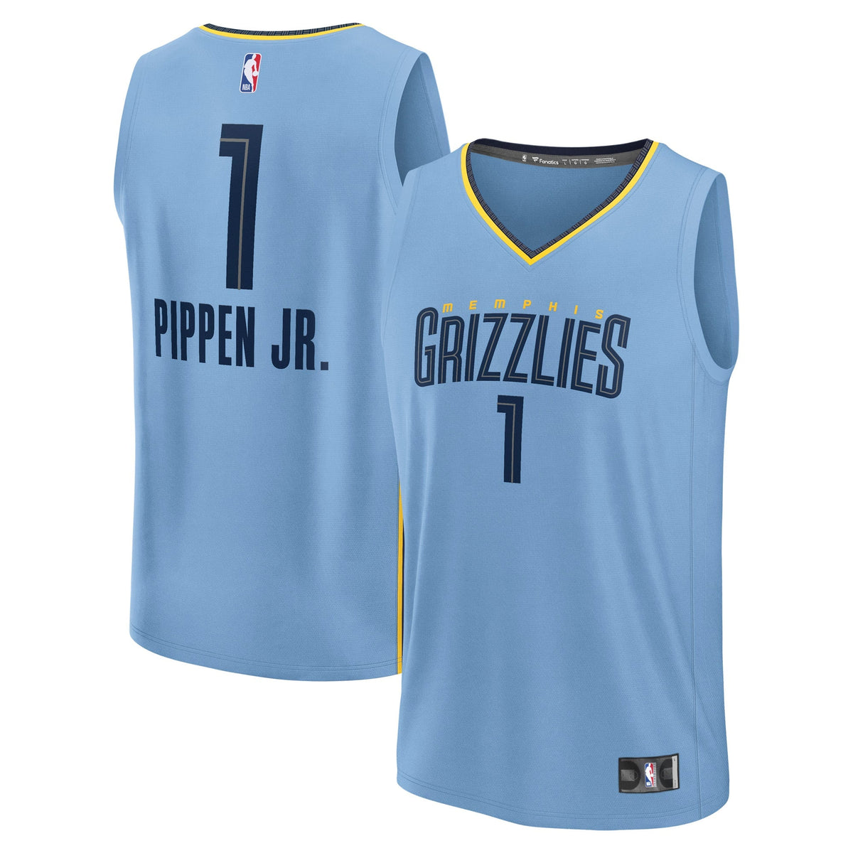 Memphis Grizzlies Scotty Pippen Jr. Fanatics Light Blue Fast Break Replica Player Jersey - Statement Edition for Men product