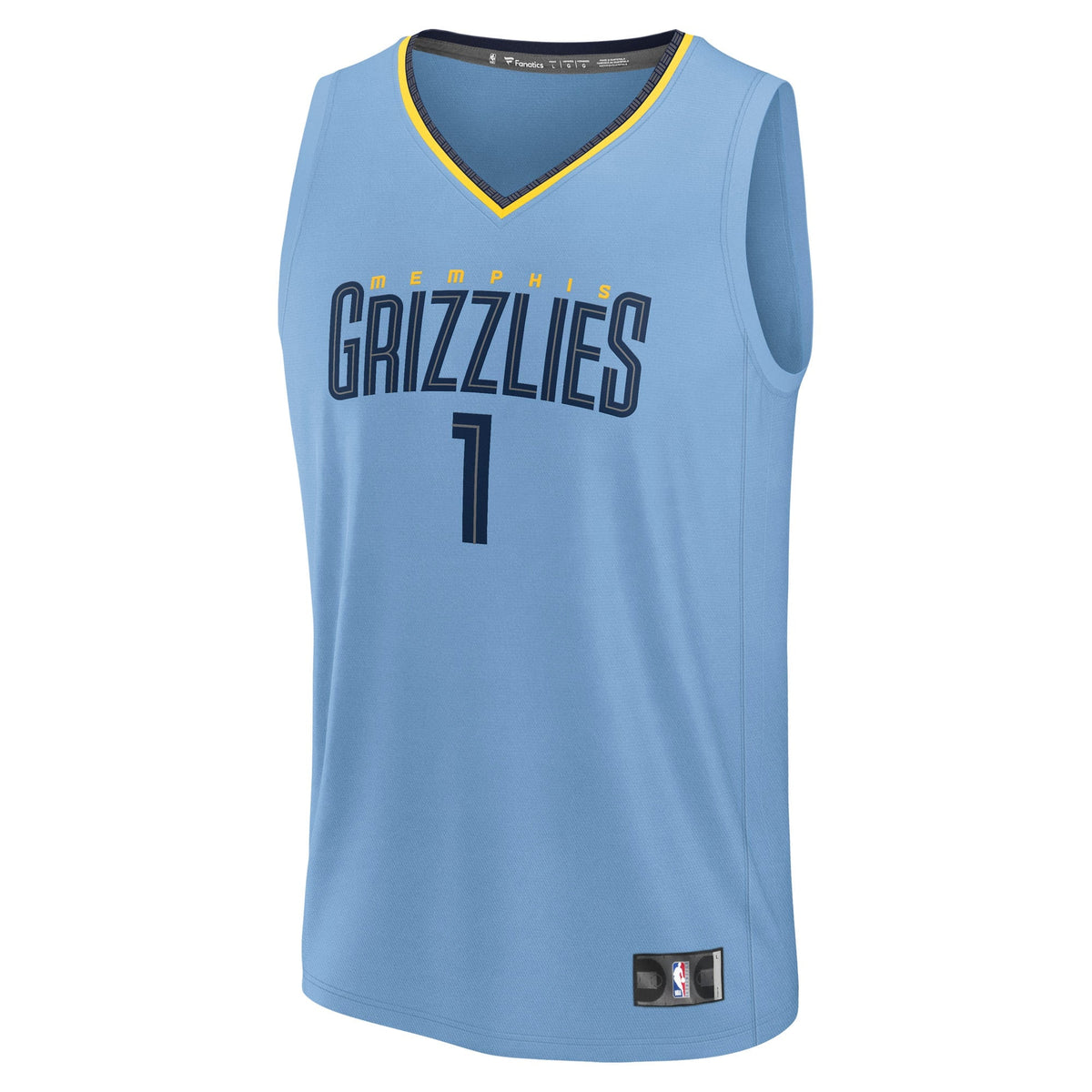 Memphis Grizzlies Scotty Pippen Jr. Fanatics Light Blue Fast Break Replica Player Jersey - Statement Edition for Men product