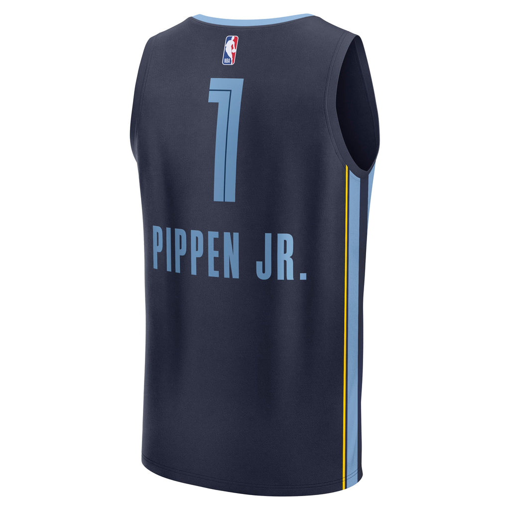 Memphis Grizzlies Scotty Pippen Jr. Fanatics Navy Fast Break Replica Player Jersey - Icon Edition for Men product image 4,