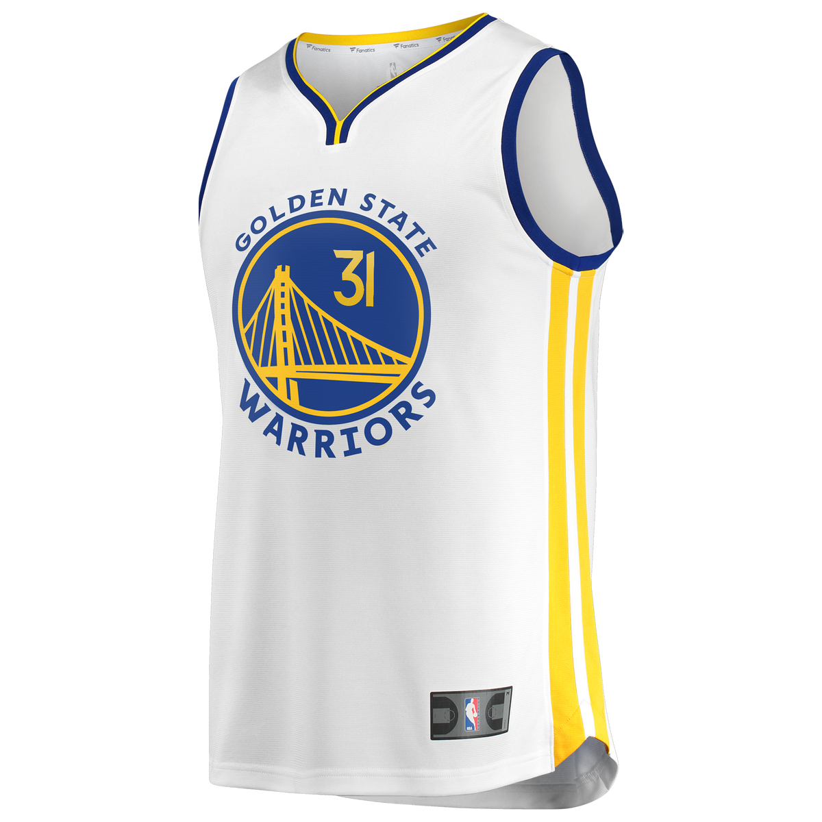 Golden State Warriors Seth Curry Fanatics White Fast Break Replica Player Jersey - Association Edition for Men product image