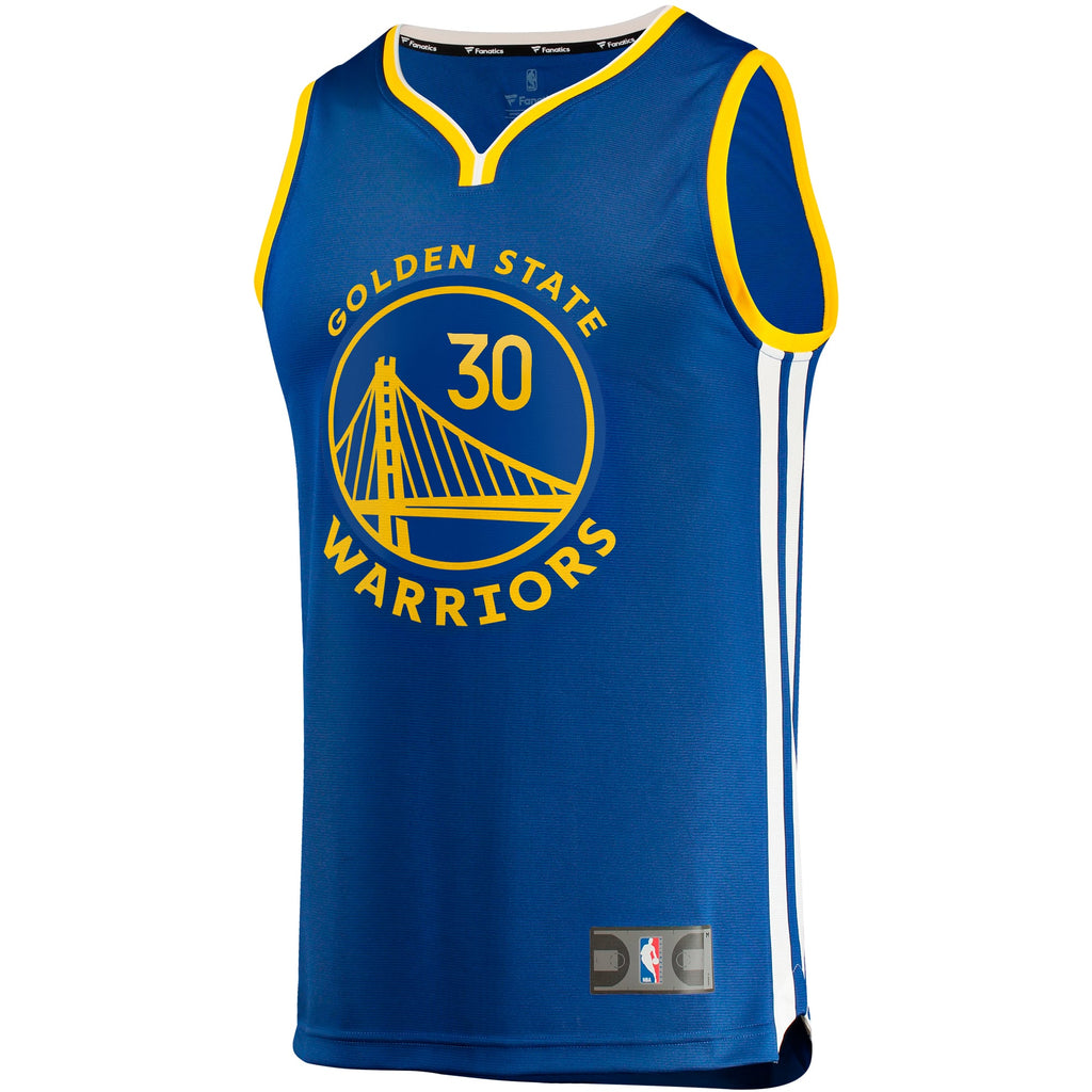 Golden State Warriors Stephen Curry Fanatics Royal Big & Tall Fast Break Player Jersey - Icon Edition for Men product image