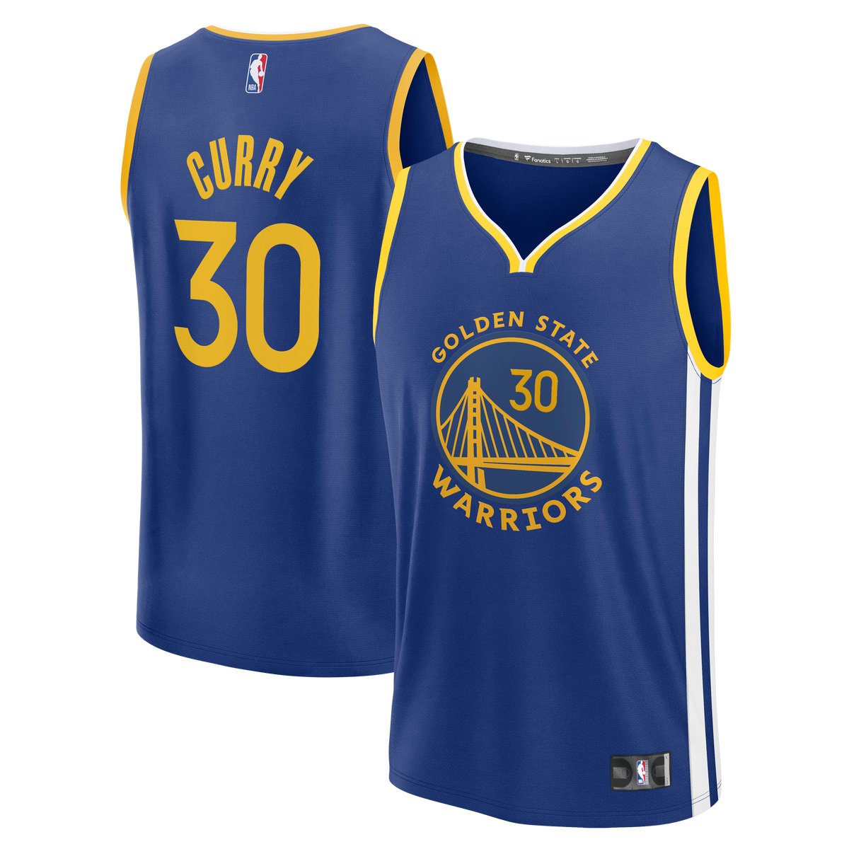 Golden State Warriors Stephen Curry Fanatics Royal Fast Break Replica Jersey - Icon Edition for Men product image 2,