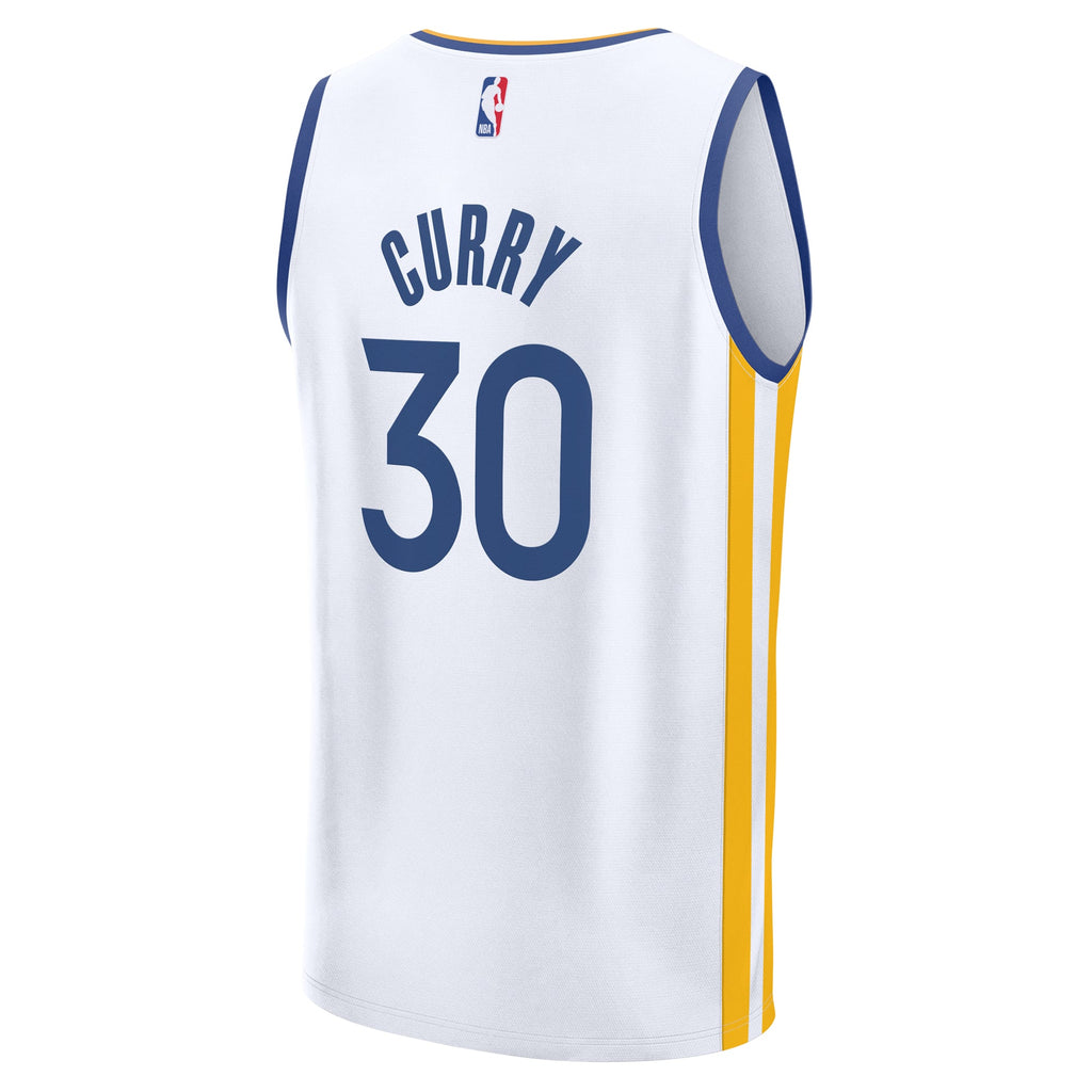 Golden State Warriors Stephen Curry Fanatics White Fast Break Replica Player Jersey - Association Edition for Men product