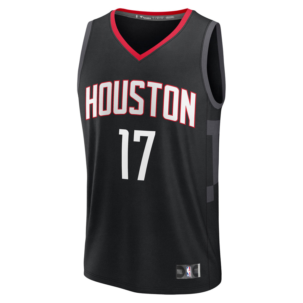 Houston Rockets Tari Eason Fanatics Black Fast Break Replica Player Jersey - Statement Edition for Men product image 3,
