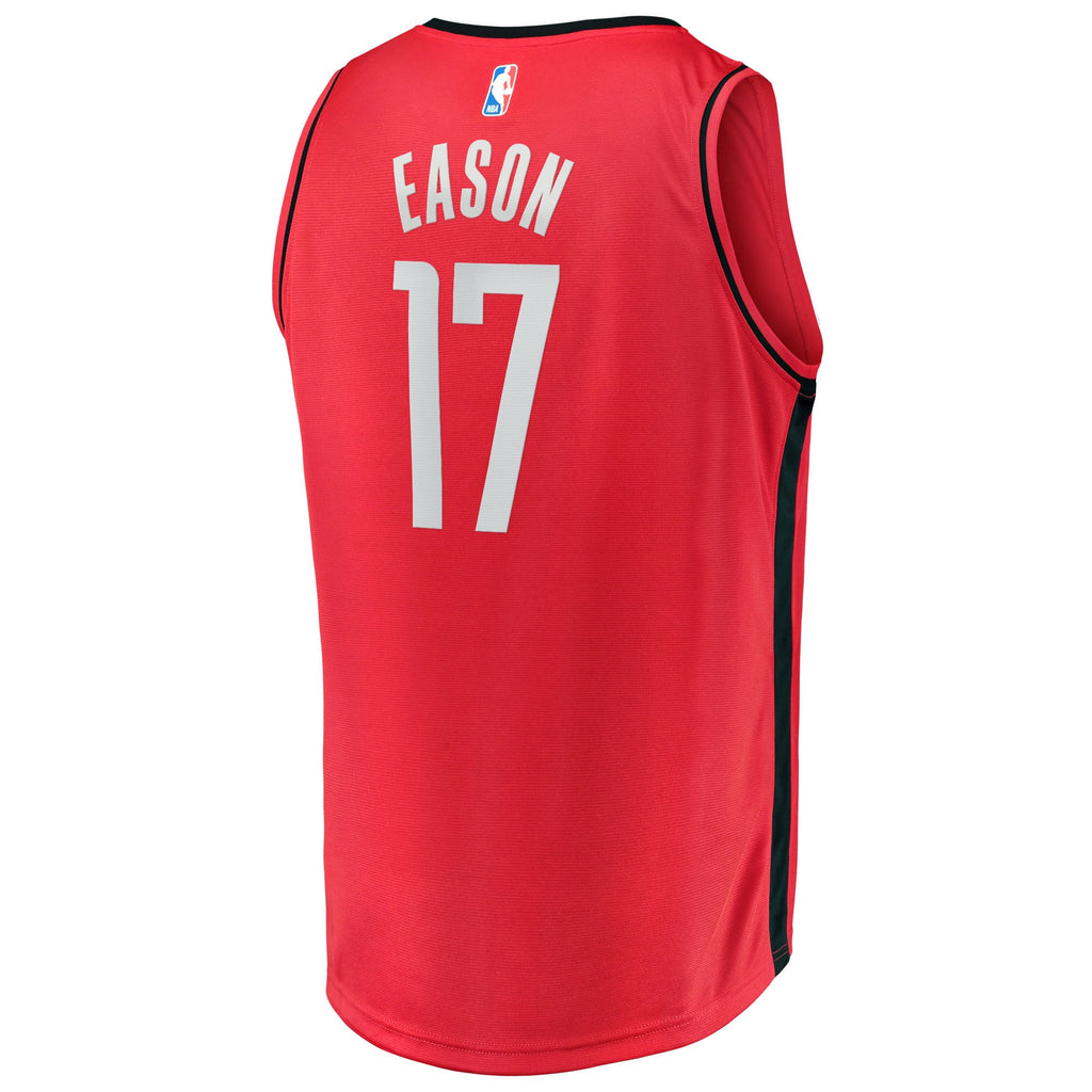 Houston Rockets Tari Eason Fanatics Red Fast Break Replica Player Jersey - Icon Edition for Men product image 4, provided