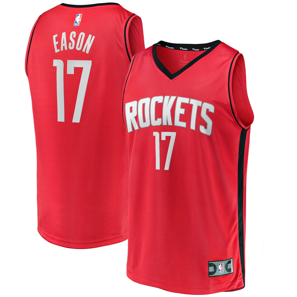 Houston Rockets Tari Eason Fanatics Red Fast Break Replica Player Jersey - Icon Edition for Men product image 1, provided